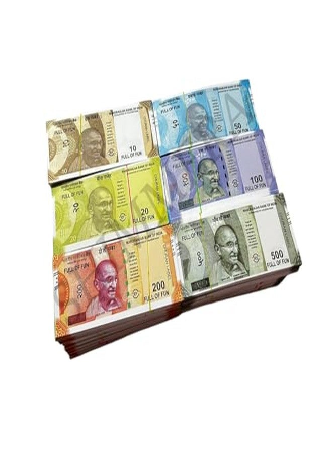 SHIMMERA Dummy Currency Notes | Fake Indian Money for Kids (600 Notes) | Pretend Play, Education, Toy Cash Set - Image 3